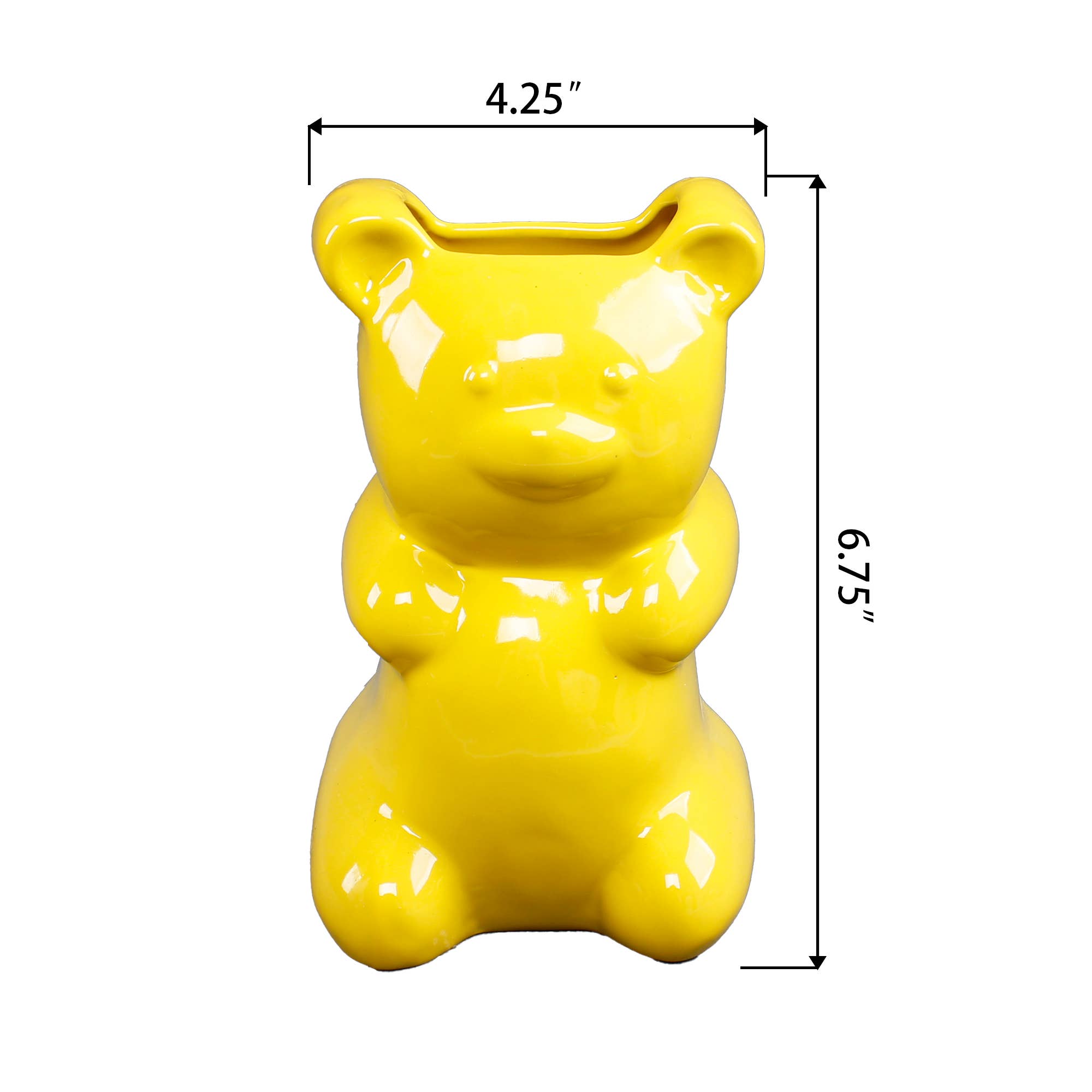 Dopamine decor gummy bear vase